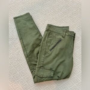 THE WHITT AG super skinny cargo ankle jeans